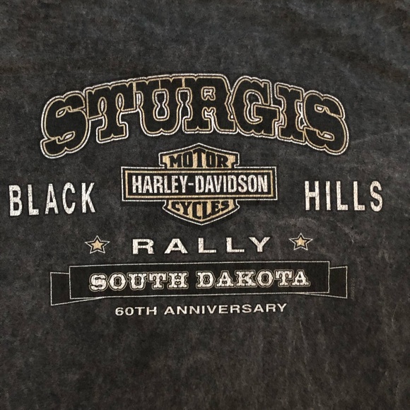 Vintage 2000 Harley Davidson Sturgis Rally T Shirt Mens Large Made in USA - Picture 7 of 8